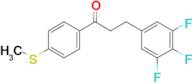 4'-thiomethyl-3-(3,4,5-trifluorophenyl)propiophenone