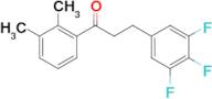 2',3'-dimethyl-3-(3,4,5-trifluorophenyl)propiophenone