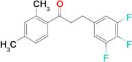 2',4'-dimethyl-3-(3,4,5-trifluorophenyl)propiophenone