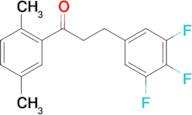 2',5'-dimethyl-3-(3,4,5-trifluorophenyl)propiophenone