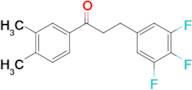 3',4'-dimethyl-3-(3,4,5-trifluorophenyl)propiophenone