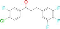 4'-chloro-3'-fluoro-3-(3,4,5-trifluorophenyl)propiophenone