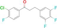3'-chloro-4'-fluoro-3-(3,4,5-trifluorophenyl)propiophenone