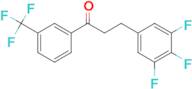 3'-trifluoromethyl-3-(3,4,5-trifluorophenyl)propiophenone
