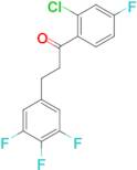 2'-chloro-4'-fluoro-3-(3,4,5-trifluorophenyl)propiophenone
