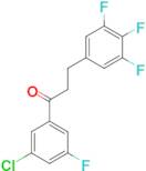 3'-chloro-5'-fluoro-3-(3,4,5-trifluorophenyl)propiophenone