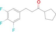 cyclopentyl 2-(3,4,5-trifluorophenyl)ethyl ketone