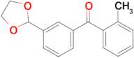 3'-(1,3-Dioxolan-2-yl)-2-methylbenzophenone