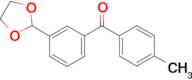 3-(1,3-Dioxolan-2-yl)-4'-methylbenzophenone