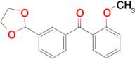 3'-(1,3-Dioxolan-2-yl)-2-methoxybenzophenone