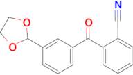 2-cyano-3'-(1,3-dioxolan-2-yl)benzophenone