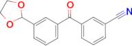 3-cyano-3'-(1,3-dioxolan-2-yl)benzophenone