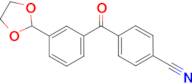 4'-cyano-3-(1,3-dioxolan-2-yl)benzophenone