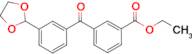 3-carboethoxy-3'-(1,3-dioxolan-2-yl)benzophenone