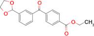 4'-carboethoxy-3-(1,3-dioxolan-2-yl)benzophenone