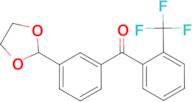 3'-(1,3-dioxolan-2-yl)-2-trifluoromethylbenzophenone