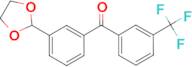 3-(1,3-dioxolan-2-yl)-3'-trifluoromethylbenzophenone