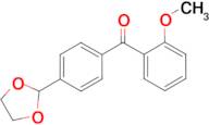 4'-(1,3-dioxolan-2-yl)-2-methoxybenzophenone