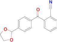 2-cyano-4'-(1,3-dioxolan-2-yl)benzophenone