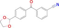 3-cyano-4'-(1,3-dioxolan-2-yl)benzophenone