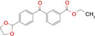 3-carboethoxy-4'-(1,3-dioxolan-2-yl)benzophenone