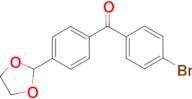 4-bromo-4'-(1,3-dioxolan-2-yl)benzophenone