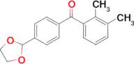 2,3-dimethyl-4'-(1,3-dioxolan-2-yl)benzophenone