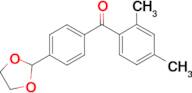 2,4-dimethyl-4'-(1,3-dioxolan-2-yl)benzophenone