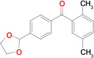 2,5-dimethyl-4'-(1,3-dioxolan-2-yl)benzophenone