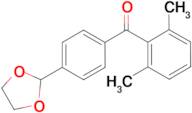 2,6-dimethyl-4'-(1,3-dioxolan-2-yl)benzophenone