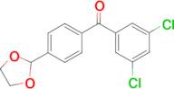 3,5-dichloro-4'-(1,3-dioxolan-2-yl)benzophenone