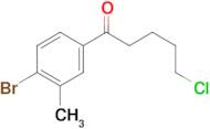 1-(4-bromo-3-methylphenyl)-5-chloro-1-oxopentane