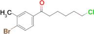 1-(4-bromo-3-methylphenyl)-6-chloro-1-oxohexane