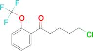 5-chloro-1-(2-trifluoromethoxyphenyl)-1-oxopentane