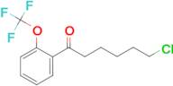 6-chloro-1-(2-trifluoromethoxyphenyl)-1-oxohexane