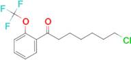 7-chloro-1-(2-trifluoromethoxyphenyl)-1-oxoheptane