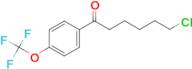 6-chloro-1-oxo-1-(4-trifluoromethoxyphenyl)hexane