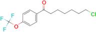 7-chloro-1-oxo-1-(4-trifluoromethoxyphenyl)heptane