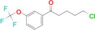 5-chloro-1-oxo-1-(3-trifluoromethoxyphenyl)pentane