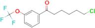 6-chloro-1-oxo-1-(3-trifluoromethoxyphenyl)hexane