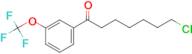 7-chloro-1-oxo-1-(3-trifluoromethoxyphenyl)heptane