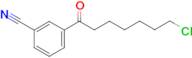 7-chloro-1-(3-cyanophenyl)-1-oxoheptane