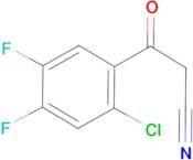 2-Chloro-4,5-difluorobenzoylacetonitrile