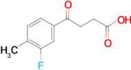 4-(3-Fluoro-4-methylphenyl)-4-oxobutyric acid