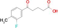 5-(3-fluoro-4-methylphenyl)-5-oxovaleric acid