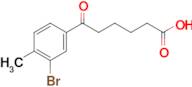 6-(3-bromo-4-methylphenyl)-6-oxohexanoic acid