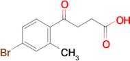 4-(4-Bromo-2-methylphenyl)-4-oxobutyric acid