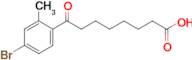 8-(4-bromo-2-methylphenyl)-8-oxooctanoic acid