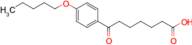 7-oxo-7-(4-pentyloxyphenyl)heptanoic acid