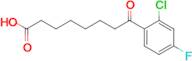 8-(2-Chloro-4-fluorophenyl)-8-oxooctanoic acid